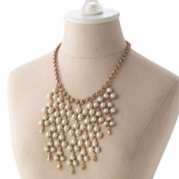 Stella & Dot | Daliah Pearl Drop Bib Necklace - Picture 14 of 15